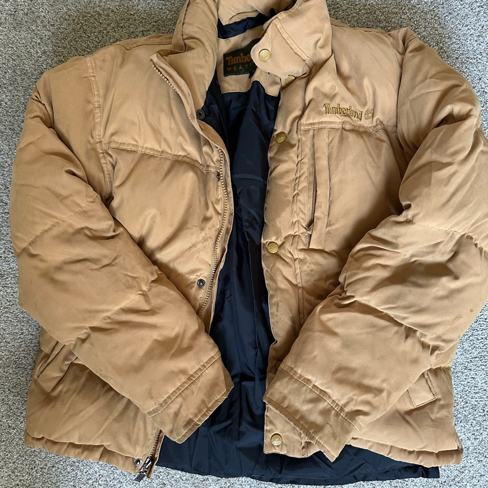 Timberland Men's Brown Puffer Jacket